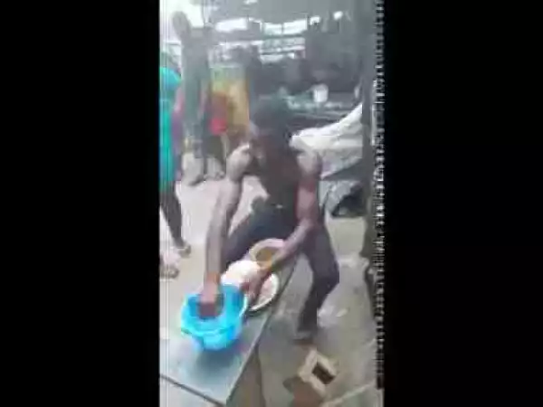 This Nigerian Man Has "Masters Degree" In Eating (Photo, Video)